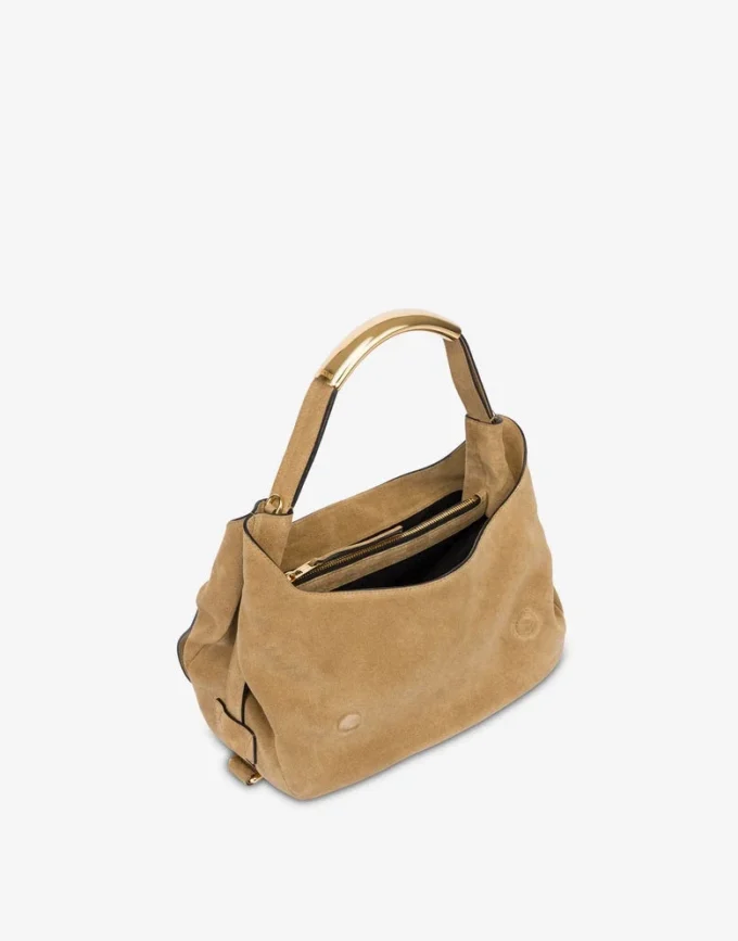 Braided Suede Handle Me Bag