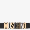 Calf Mixed Lettering Logo Belt