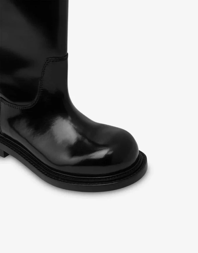 Calfskin boots
