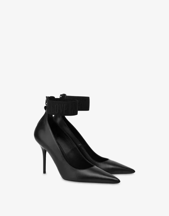 Calfskin pumps
