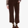 Corduroy crop pants
