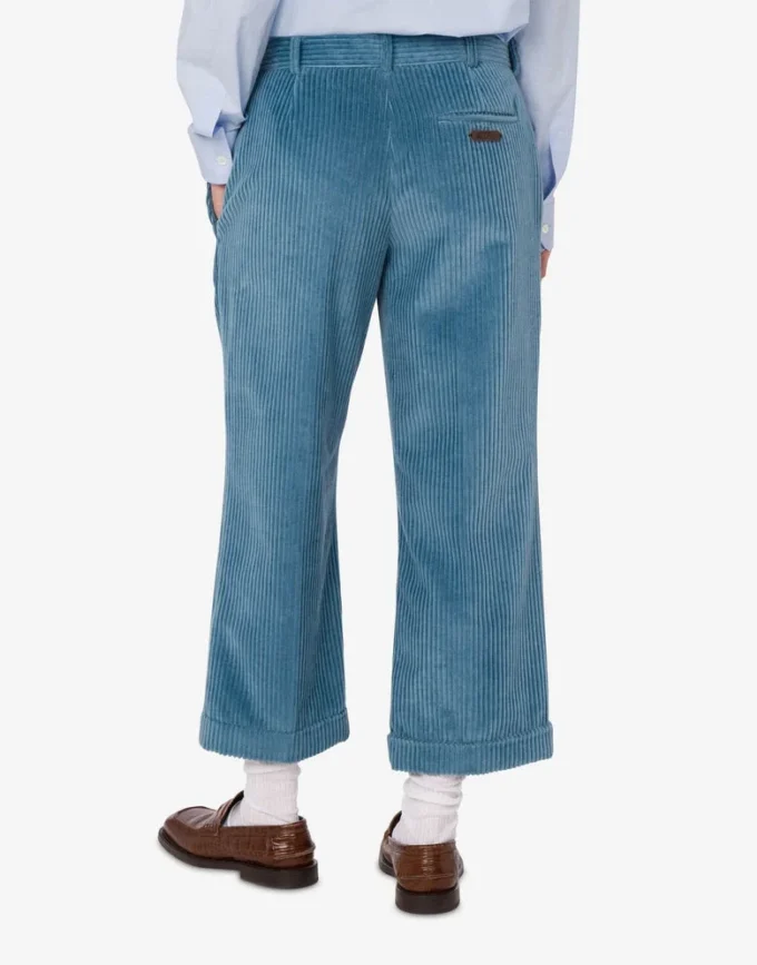 Corduroy crop pants