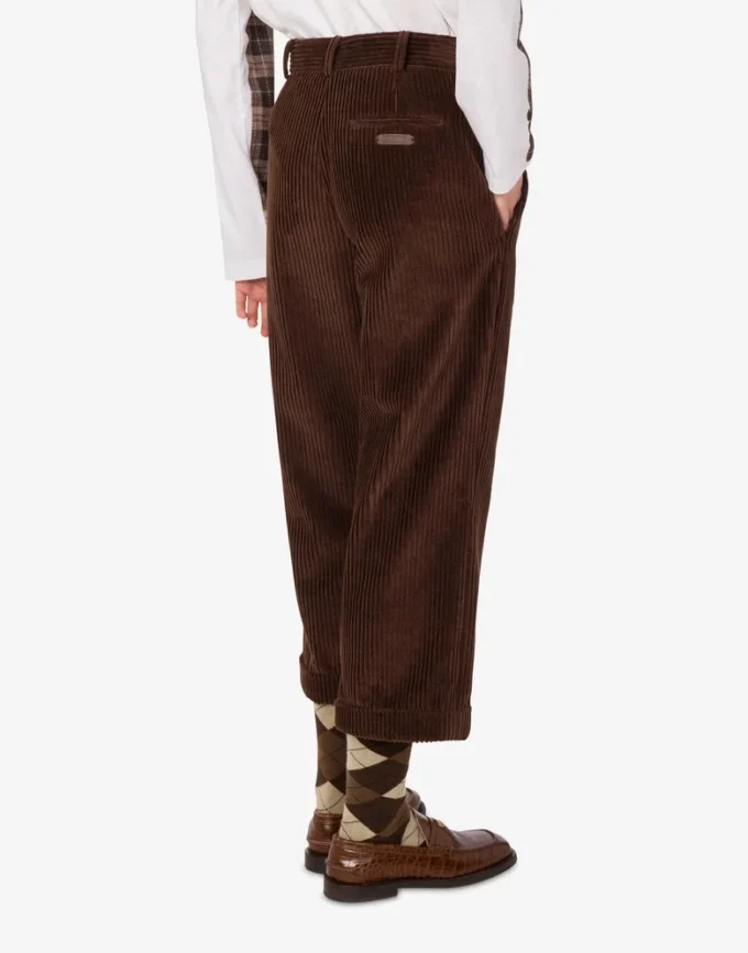 Corduroy crop pants