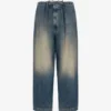 Cotton denim pants