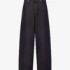 Cotton denim pants