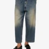 Cotton denim pants