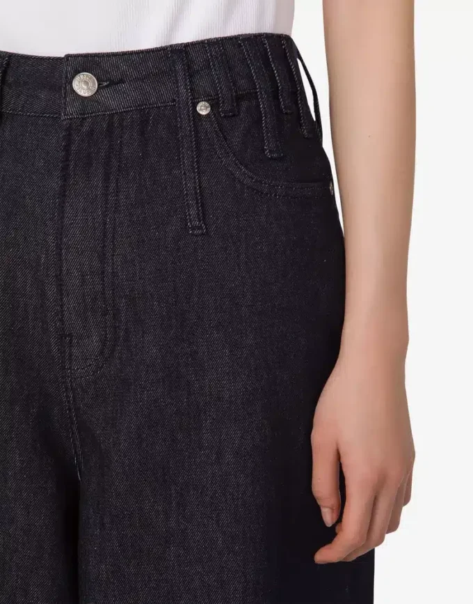 Cotton denim pants