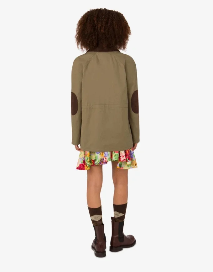 Cotton diagonal jacket