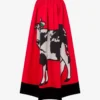 Cotton gabardine skirt Archive
