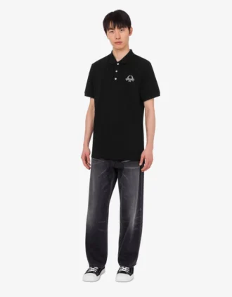 Cotton pique polo shirt Laurel Crown