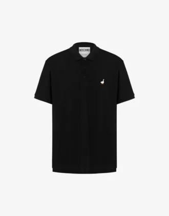 Cotton Piquet Polo Goose Embroidery