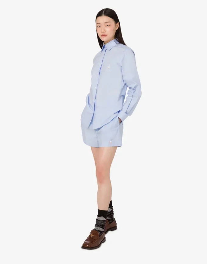 Cotton poplin shirt Goose