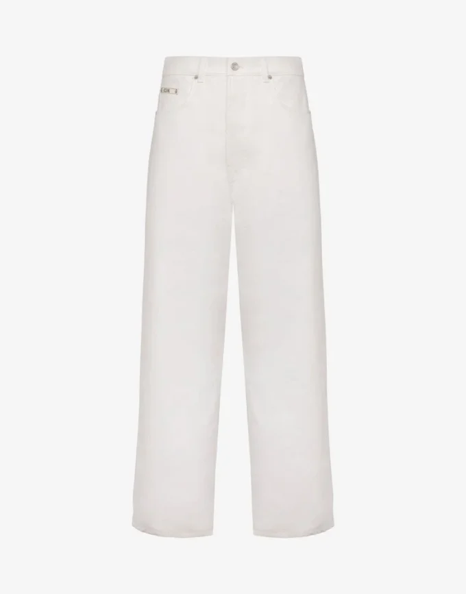 Cotton shantung pants