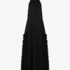 Embroidered cotton poplin dress