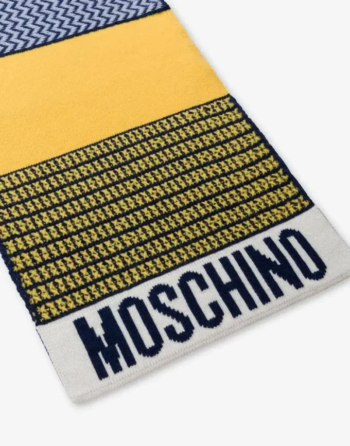 Embroidered patchowrk scarf