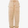 Garment-dyed drill pants