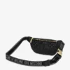 Lettering Logo quilted belt bag
