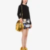 Mirror effect bucket bag