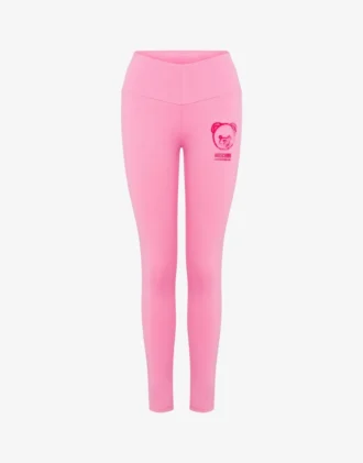 Moschino Teddy Bear technical fabric leggings