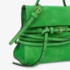 Moschino Tie Me bag in suede Small