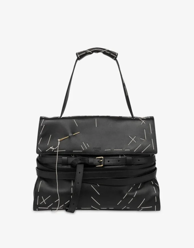 Moschino Tie Me Medium Hand Bag