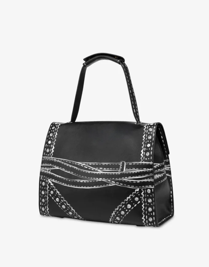 Moschino Tie Me Medium Hand Bag
