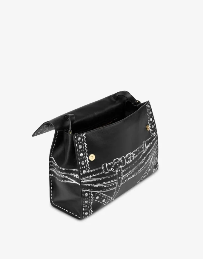 Moschino Tie Me Medium Hand Bag