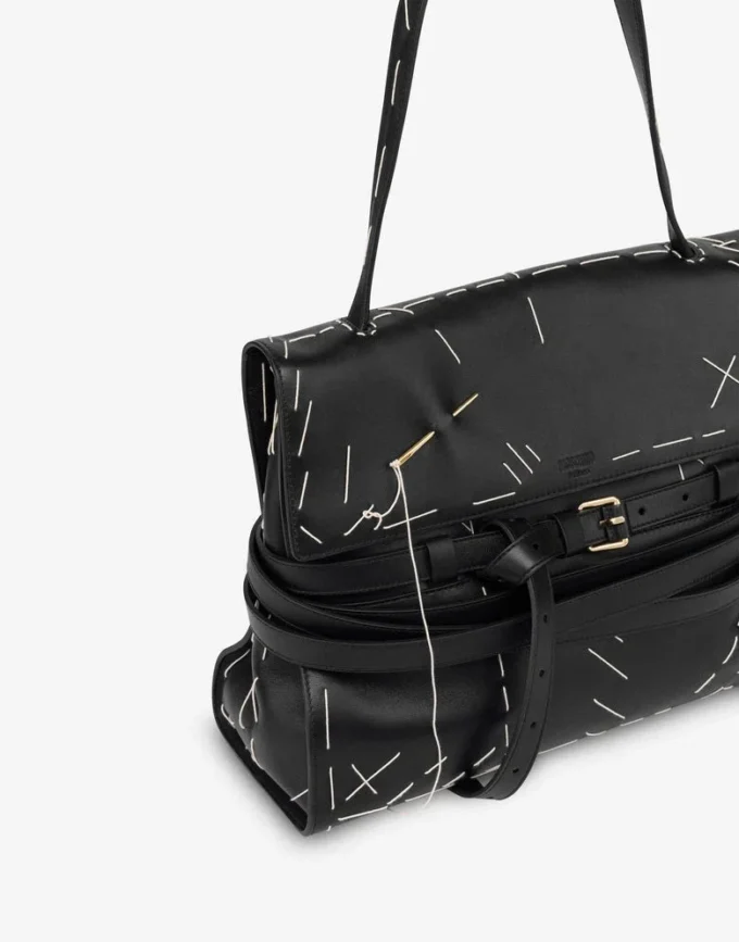 Moschino Tie Me Medium Hand Bag