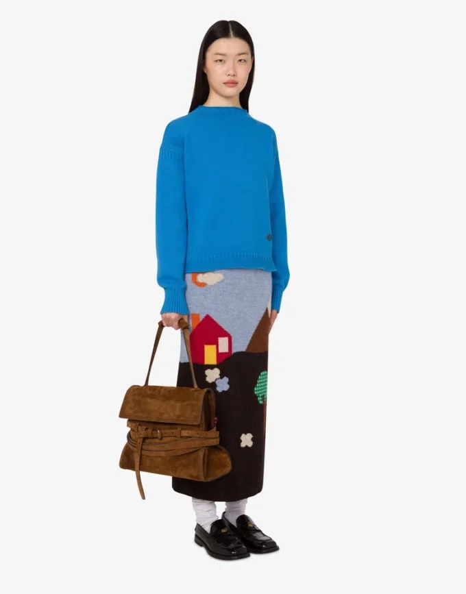 Moschino Tie Me Medium Shoulder Bag