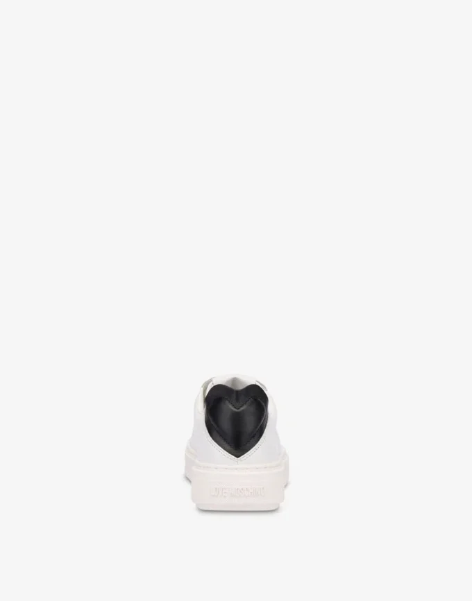Nappa leather and lambskin sneakers