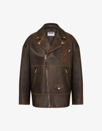 Nappa Leather Biker Jacket Smiley®