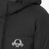 Nylon Puffer Jacket Laurel Crown Logo