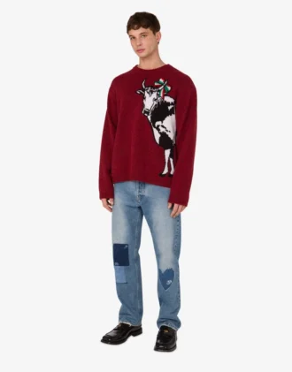 Patcwork cotton denim pants Patcwork cotton denim pants