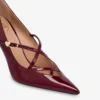 Patent leather pumps