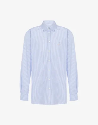 Poplin Shirt Goose Embroidery Poplin Shirt Goose Embroidery