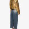 Printed cotton gabardine jacket