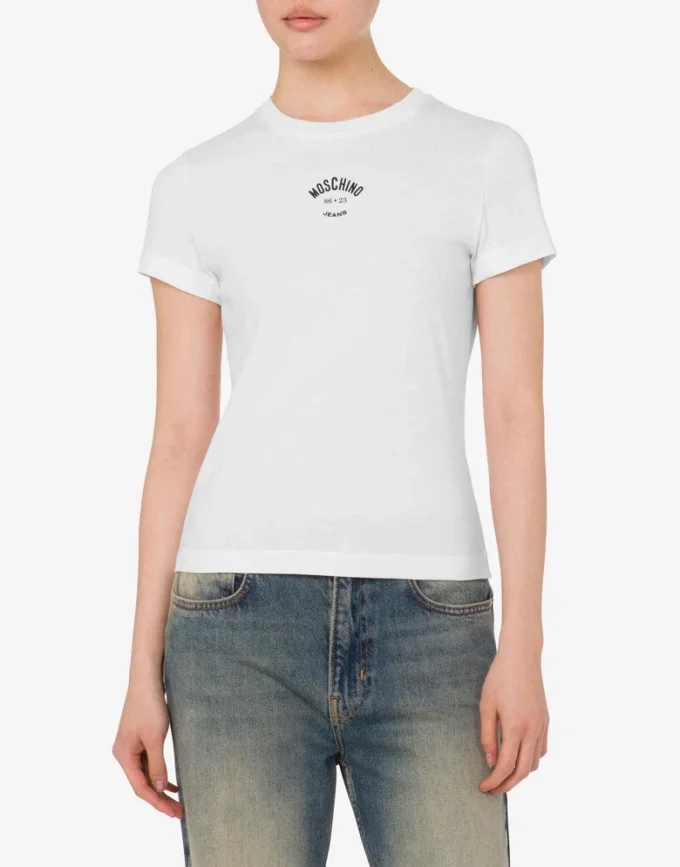 Printed cotton jersey T-shirt