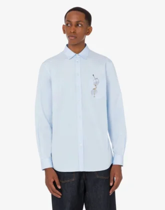Printed cotton poplin shirt Printed cotton poplin shirt