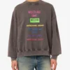 Printed cotton sweatshirt