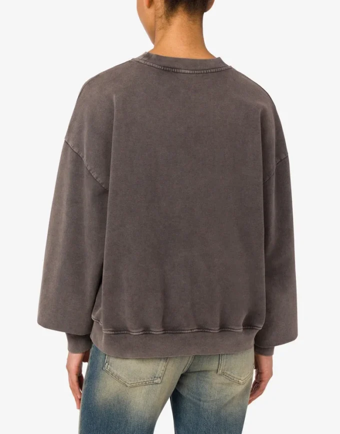 Printed cotton sweatshirt