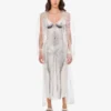 Printed crepe dress
