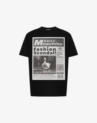 Printed organic cotton jersey T-shirt