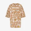Printed organic cotton jersey T-shirt