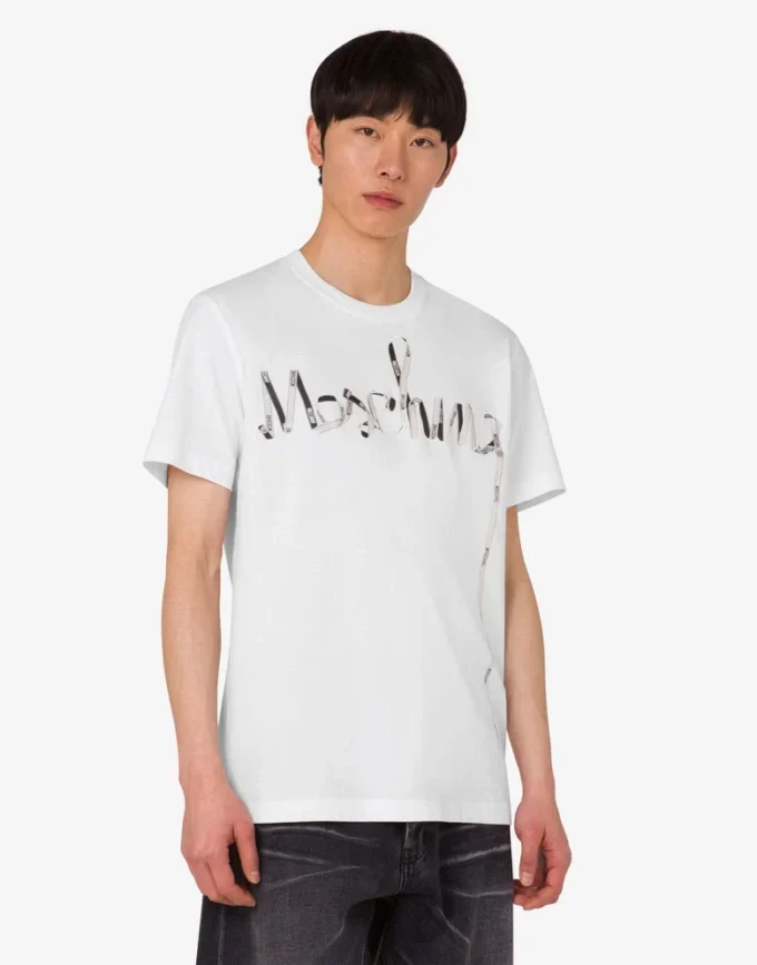Printed organic cotton jersey T-shirt