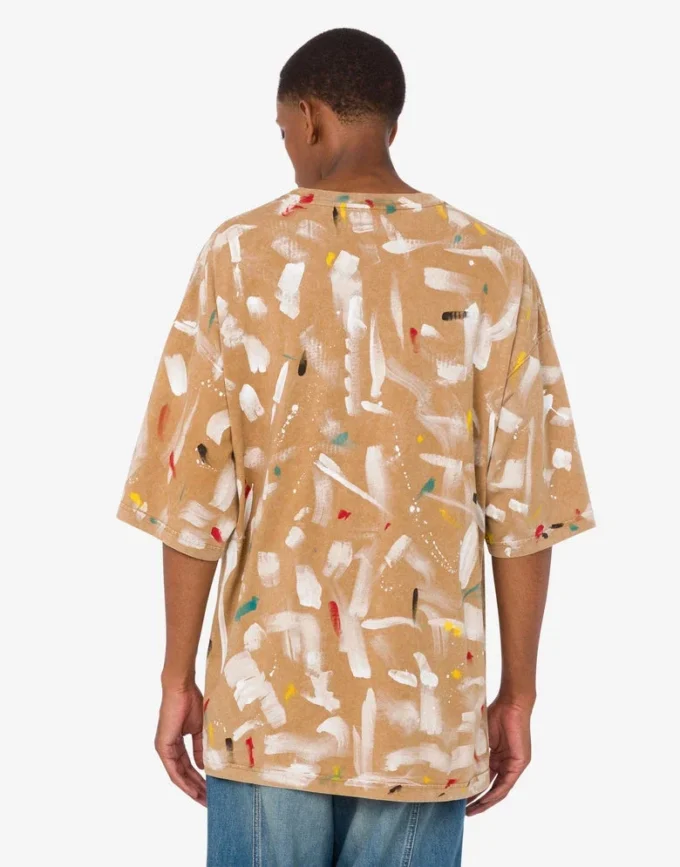 Printed organic cotton jersey T-shirt