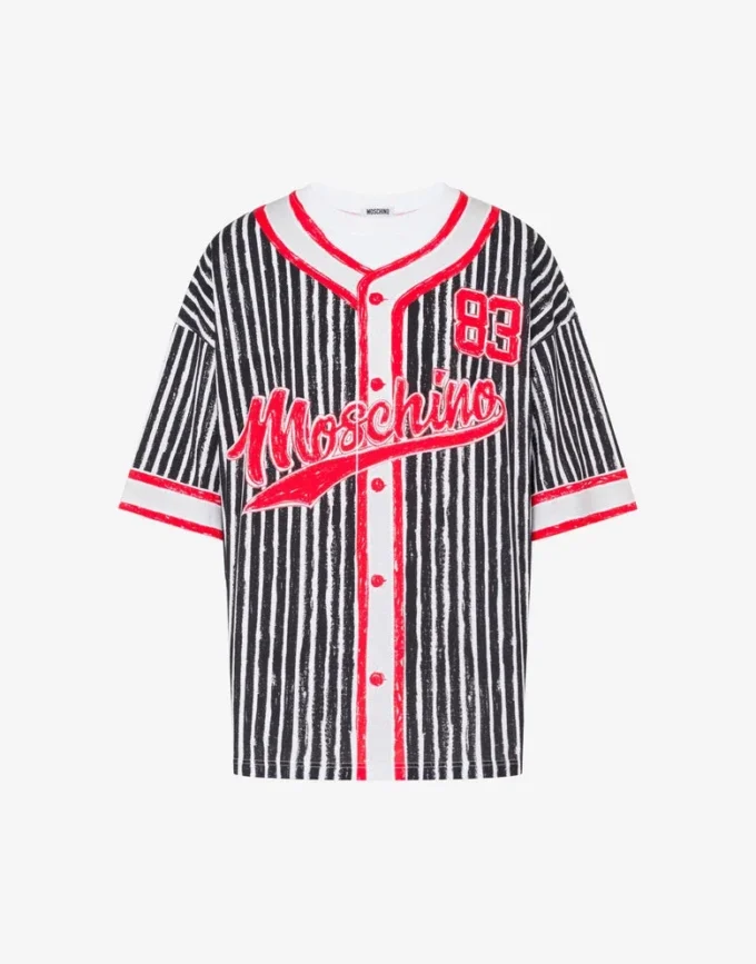 Printed organic cotton jersey T-shirt