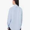 Printed stretch cotton poplin shirt