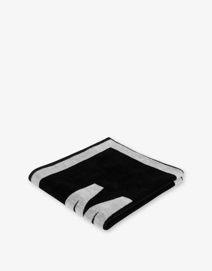 Printed terry beach towel