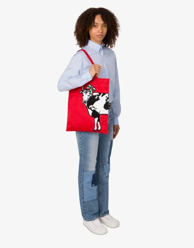 Printed tote Archive Cow