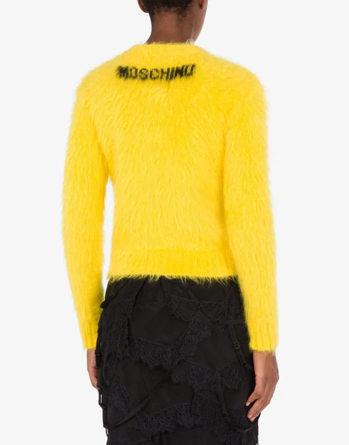 Pullover in brushed mohair Smiley